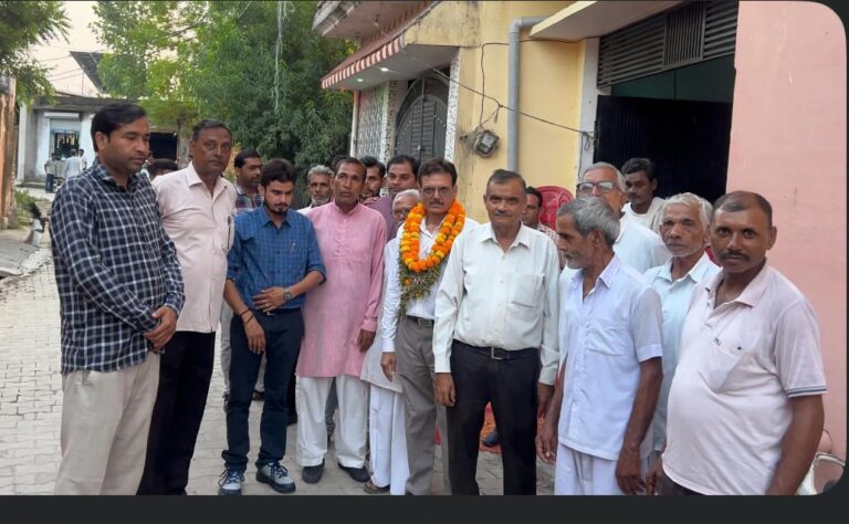लक्सर विधानसभा के जैतपुर में डॉ. विजय सैनी का भव्य स्वागत, ग्रामीणों ने की टिकट की मांग